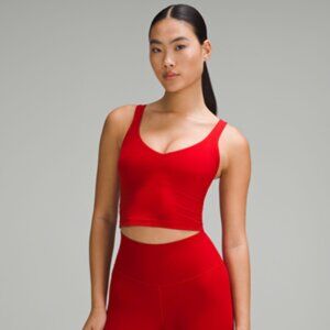 Lululemon Athletica Red Tank Top